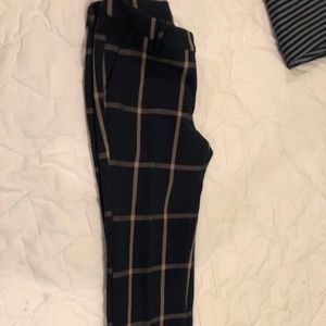 OLD NAVI PLAID PANTS